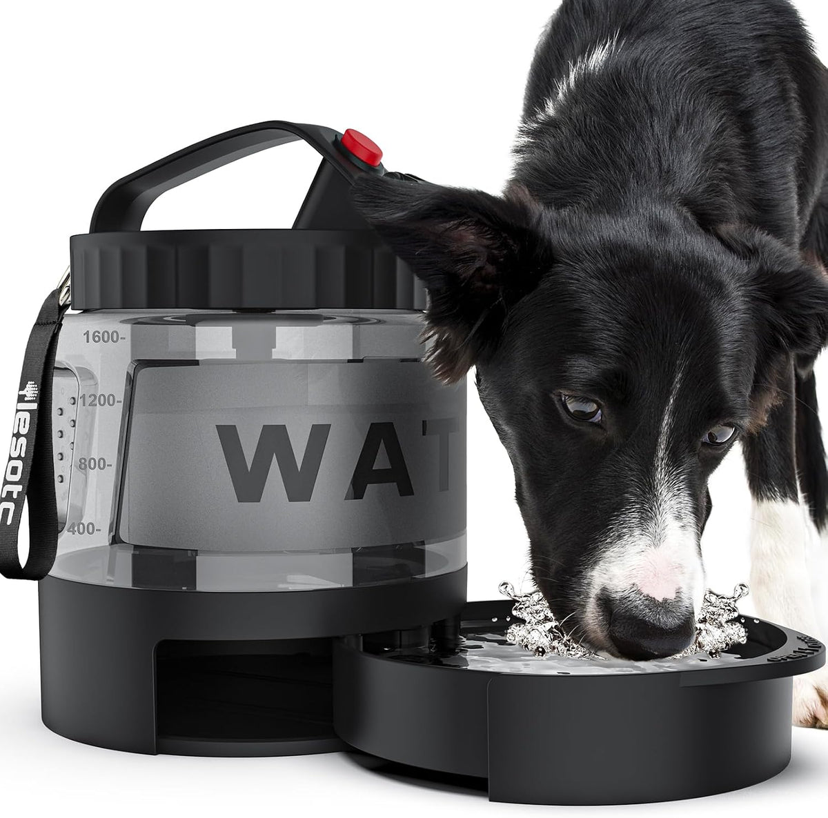 Dog Water Bottle Portable Travel - 77oz Large Travel Water Bowl for Dogs Camping Hiking Beach Traveling Essentials,Big Pet Bottles Bowl Water Dispenser for On The Go Park Car Walking Accessories