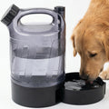 Portable Dog Travel Water Bottle 84 oz, Dog Camping Hiking Walking Beach Park Outdoor Essentials, Large Dog Water Bottle Bowl Dispenser, Leak Proof Pet Water Bottle for Dogs,